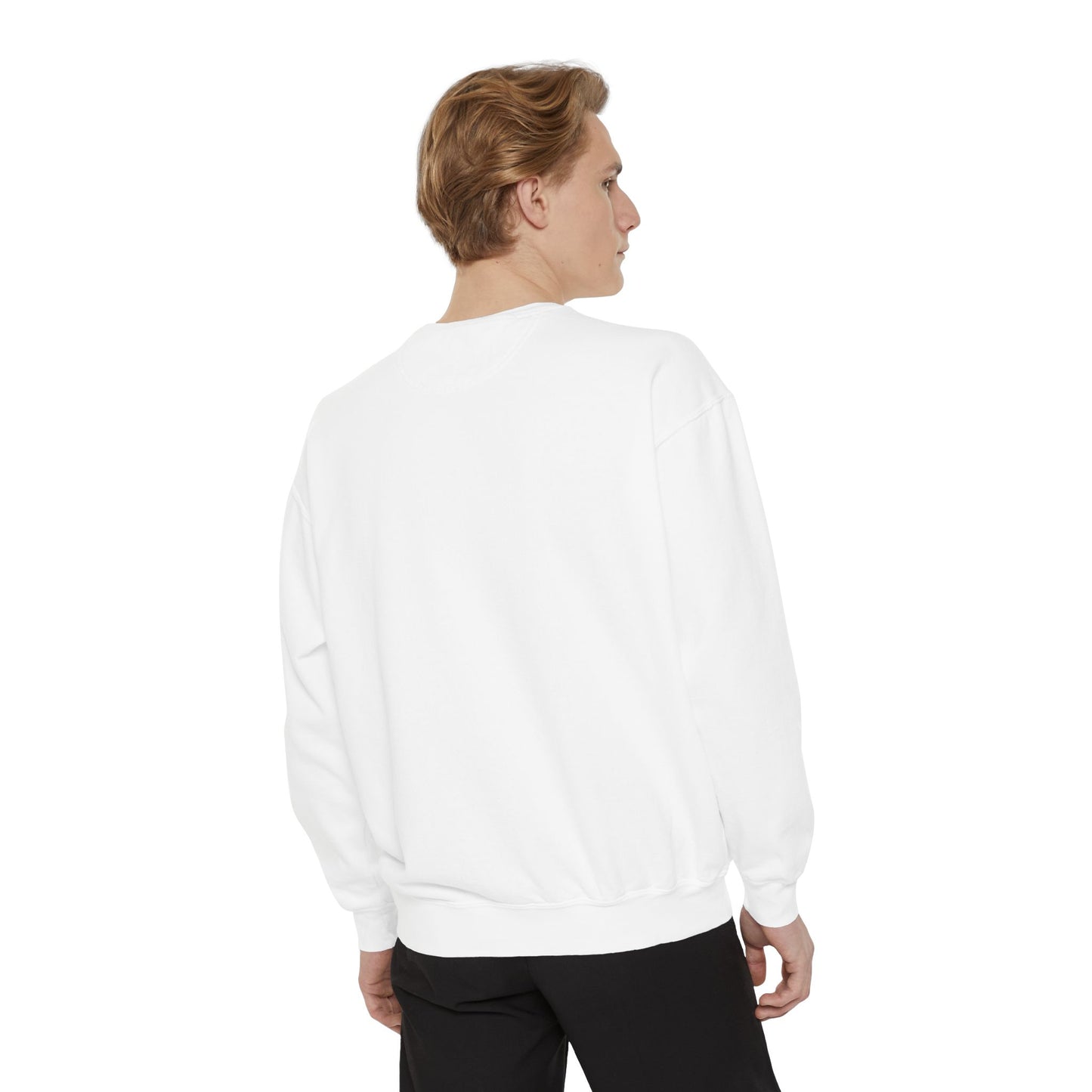Find Your Flow Unisex Garment-Dyed Sweatshirt - Trendy Casual Style