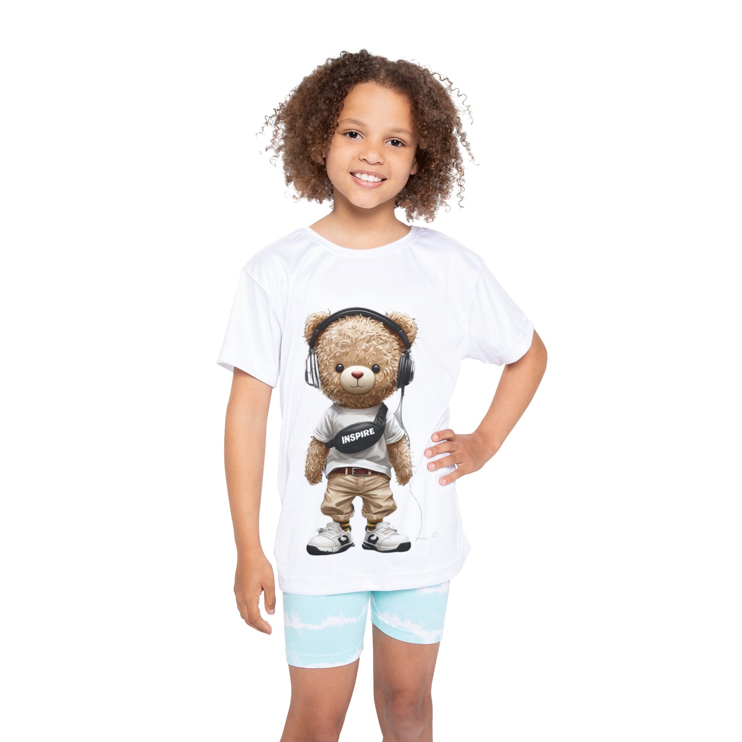 Kids Sports Jersey - Inspire Bear Design - Perfect for Active Play