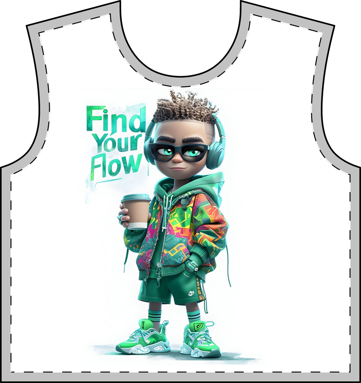 Find Your Flow Crewneck Sweatshirt – Trendy Urban Style for Everyday Wear