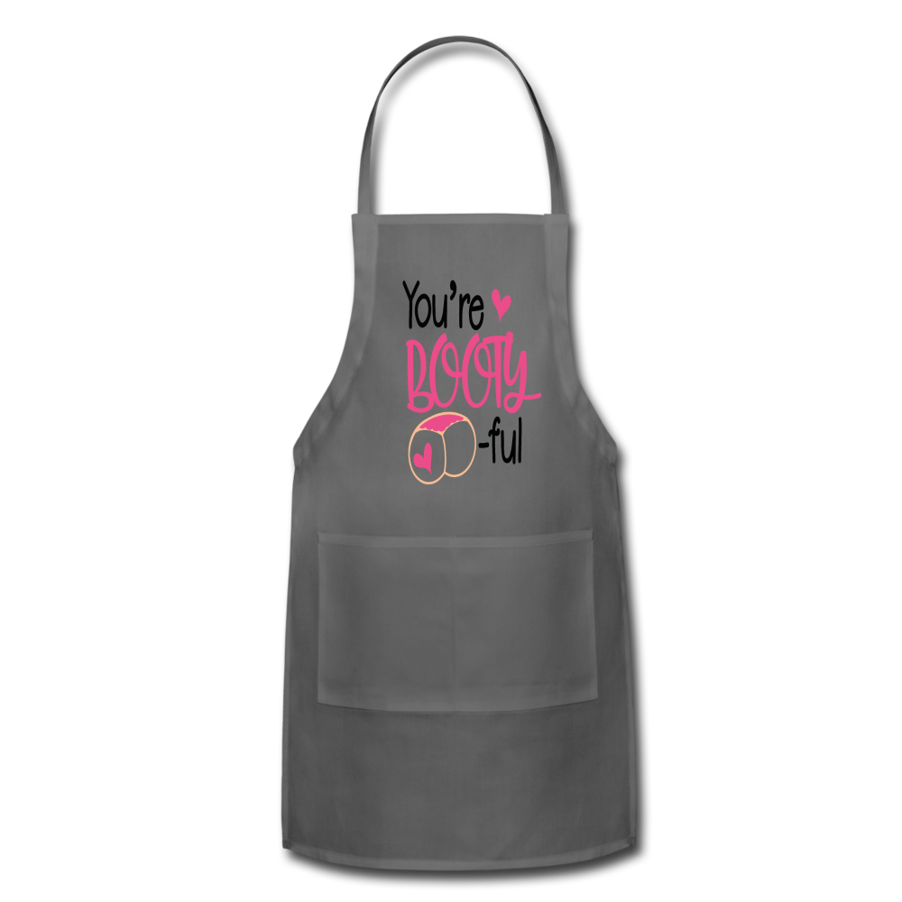 Amazing Personalised Apron Adjustable Apron Gift - charcoal