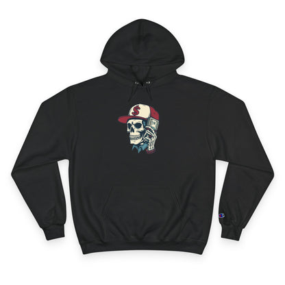 Skull Graphic Champion Hoodie - Hipster Streetwear Sweatshirt