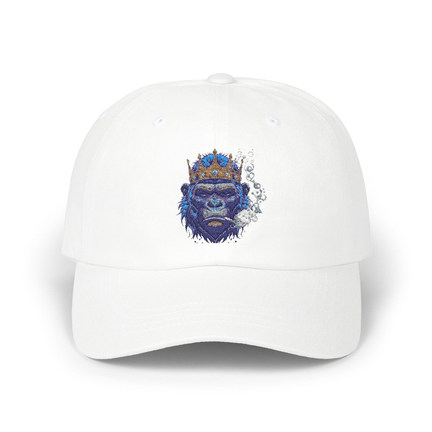 King Gorilla Classic Dad Cap - Trendy Adjustable Hat for Animal Lovers