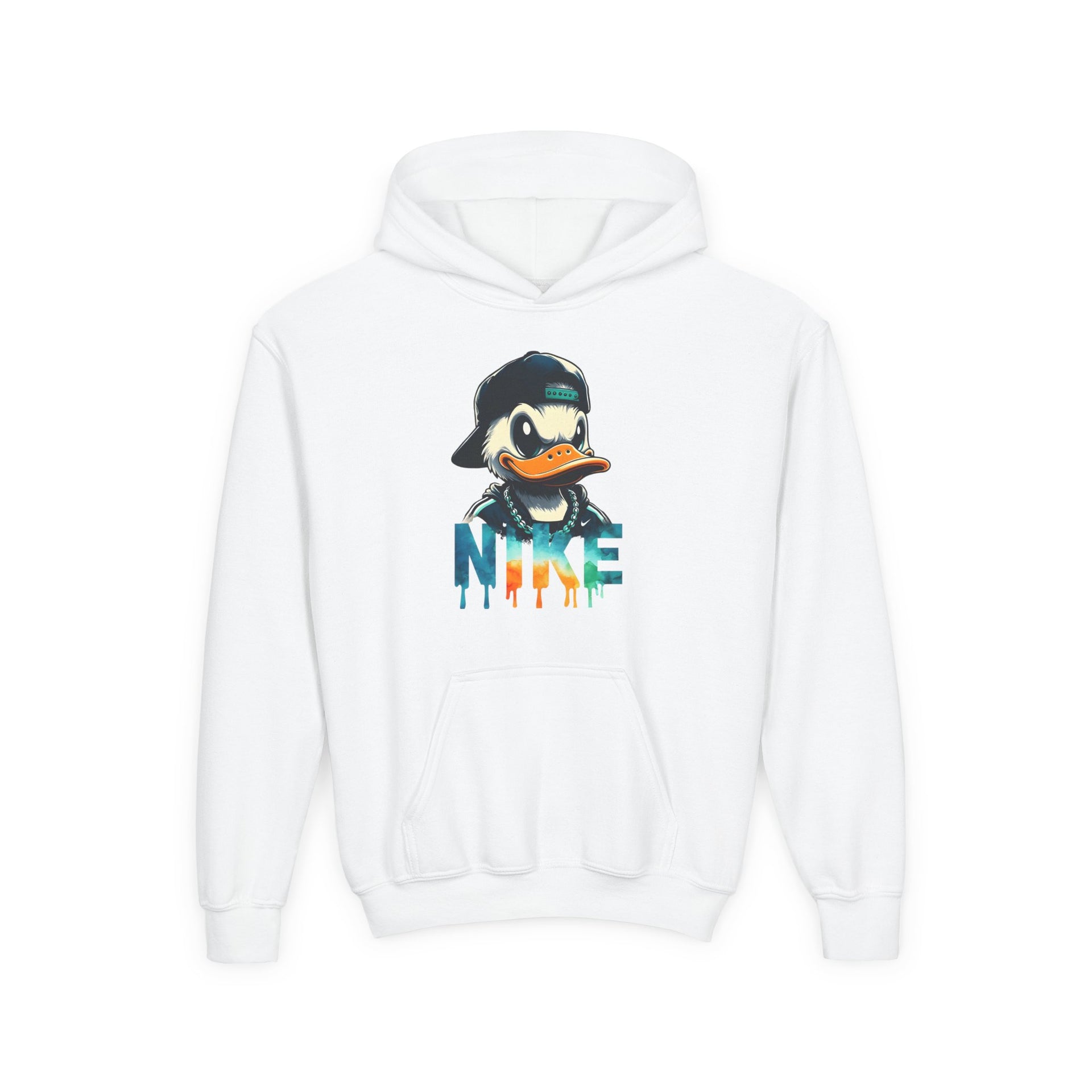 Youth Graphic Hoodie - Cool Duck Design - Perfect for Casual Wear