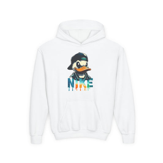 Youth Graphic Hoodie - Cool Duck Design - Perfect for Casual Wear