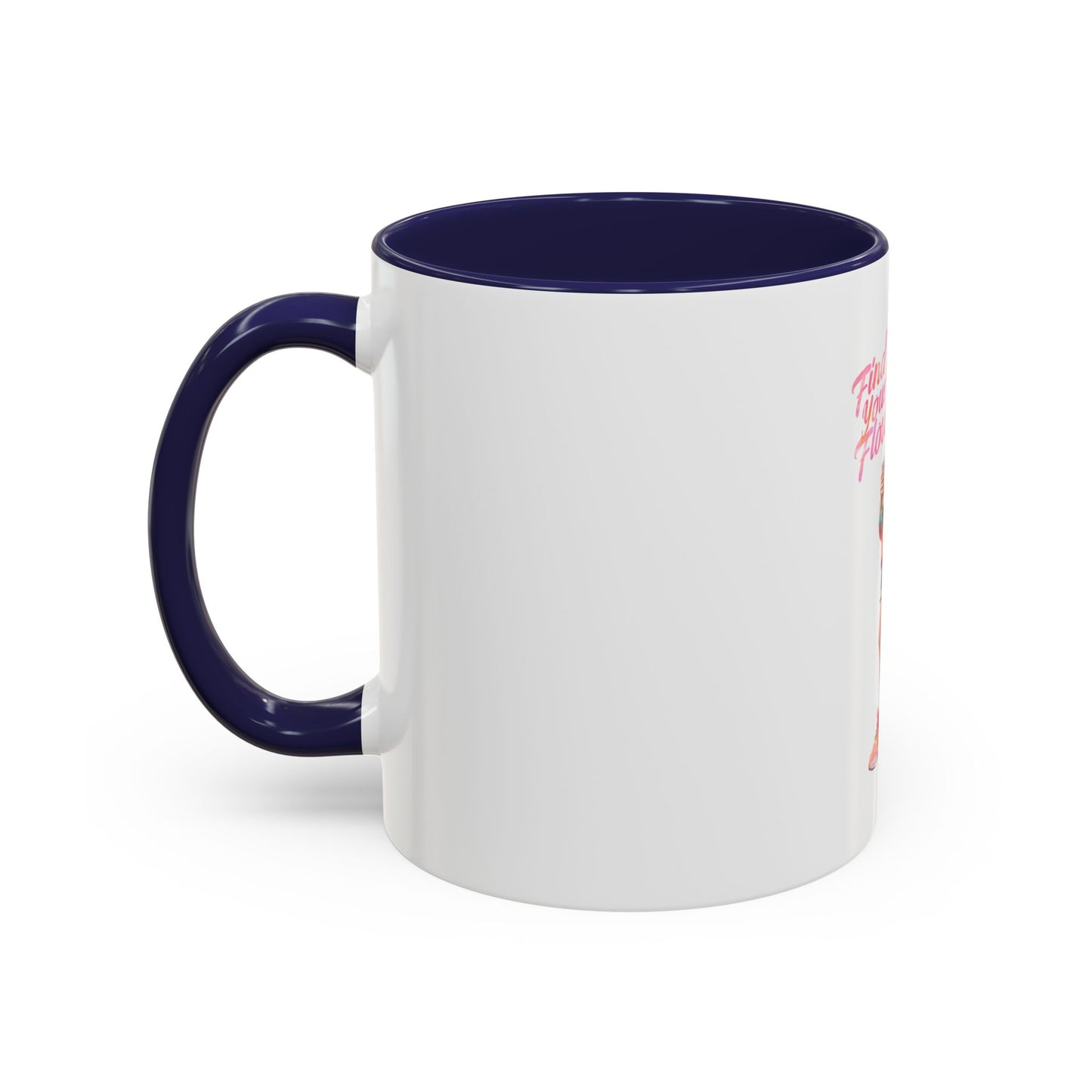 Find Your Flow Accent Coffee Mug - Cool & Stylish Drinkware for Creatives