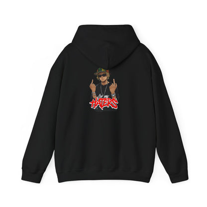 Hustle & Haters Unisex Hoodie - Inspirational Sweatshirt