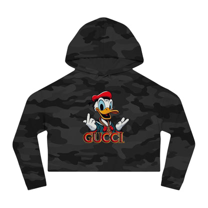 Gucci Donald Duck Cropped Hoodie