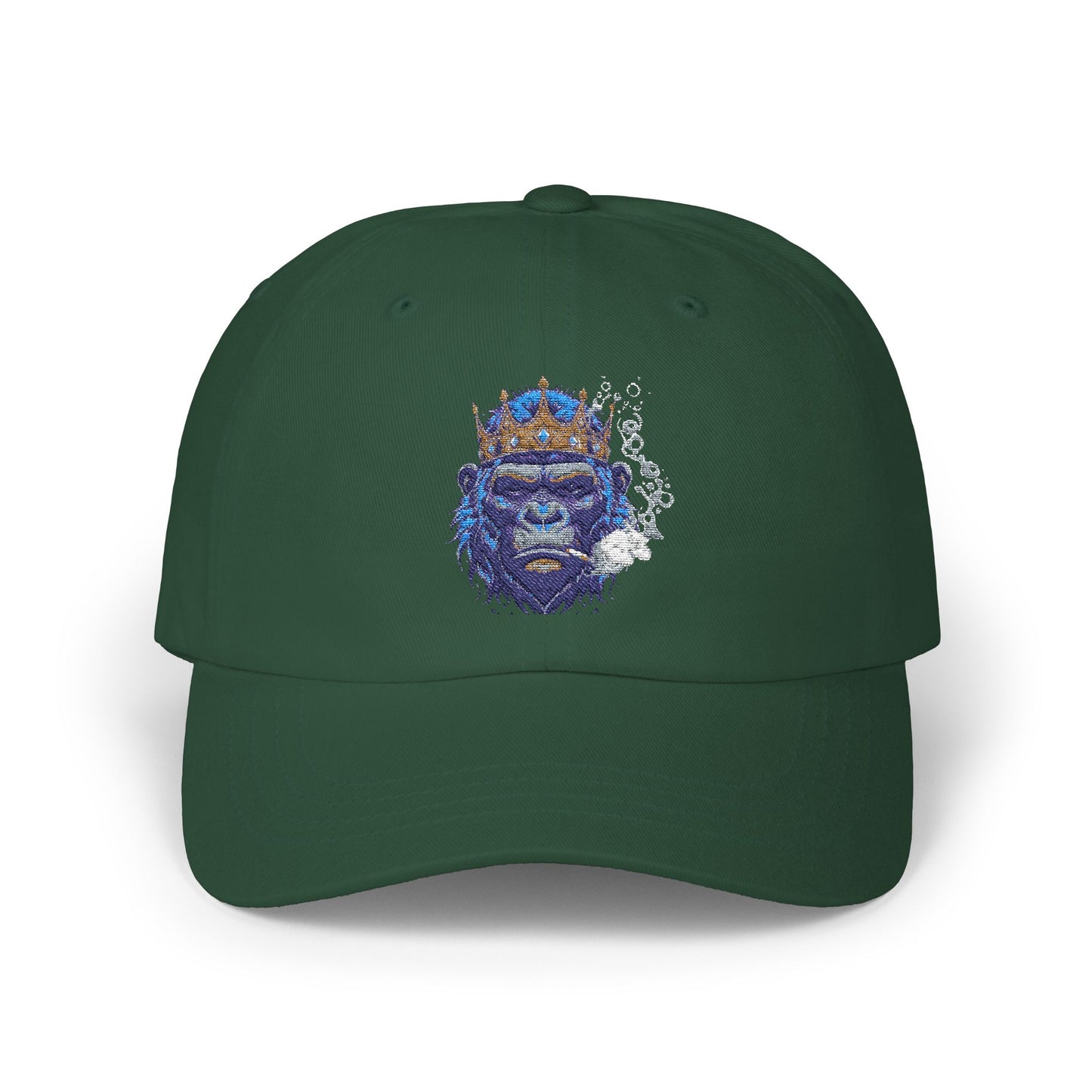King Gorilla Classic Dad Cap - Trendy Adjustable Hat for Animal Lovers