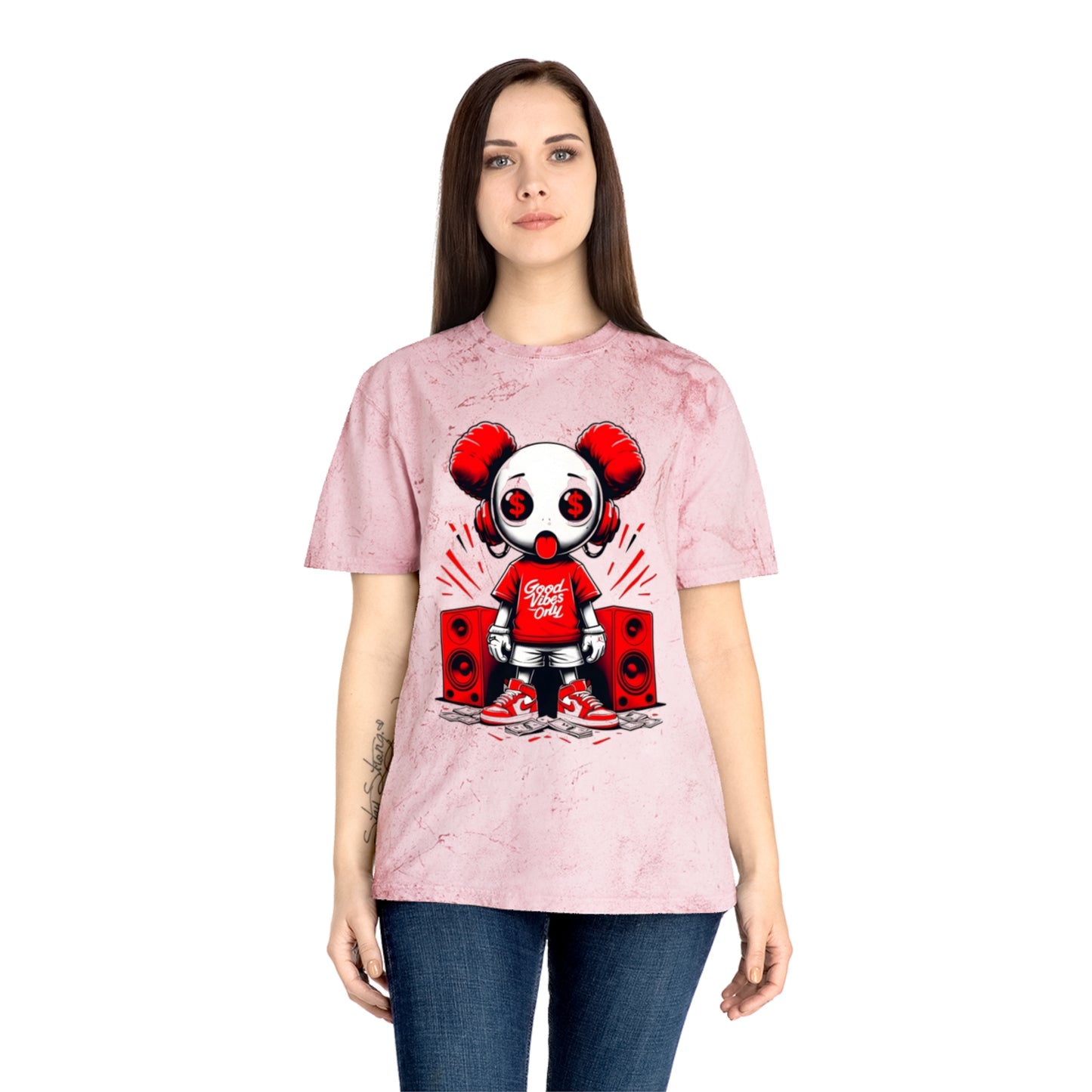 Unisex Color Blast Music T-Shirt - Trendy Graphic Tee for Music Lovers
