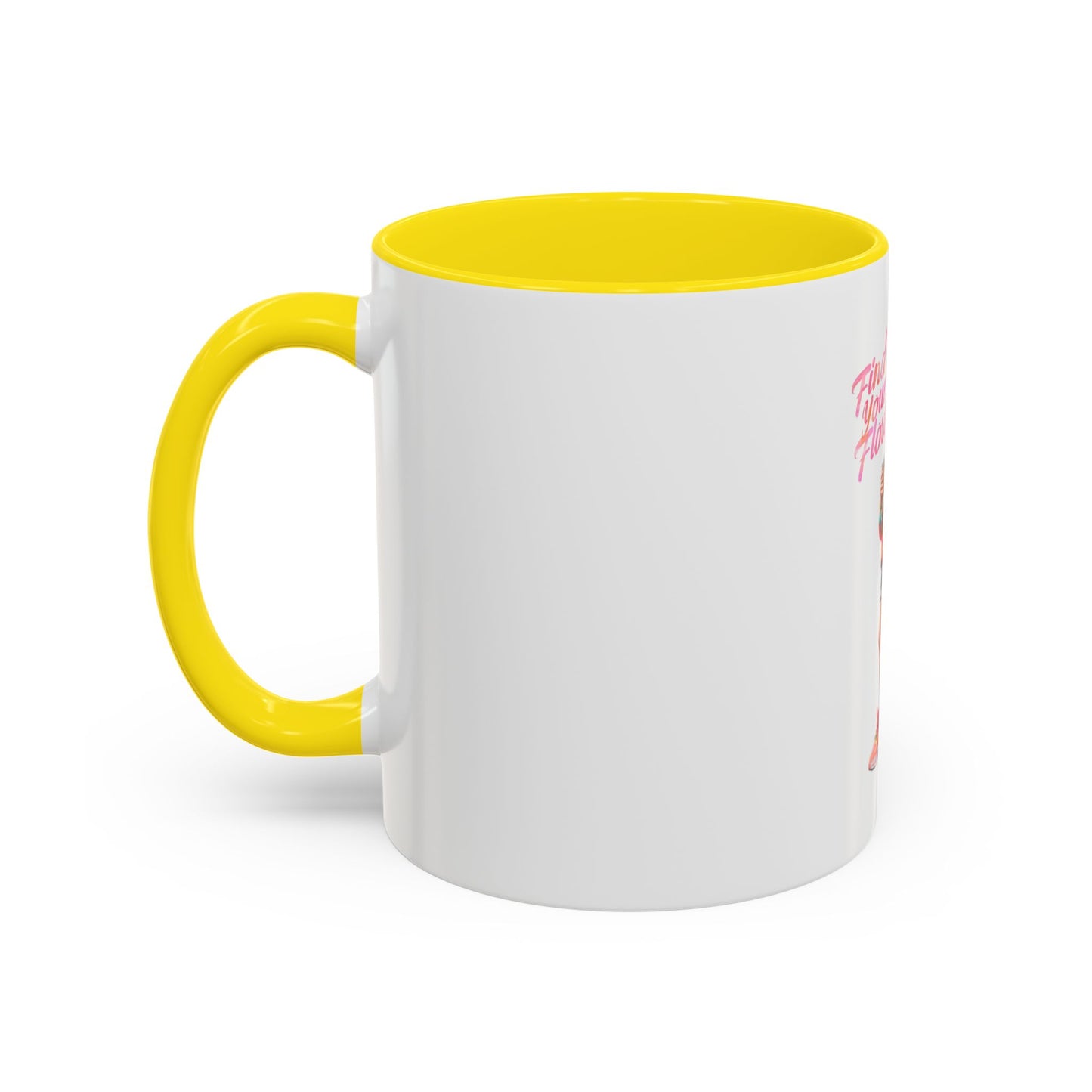 Find Your Flow Accent Coffee Mug - Cool & Stylish Drinkware for Creatives