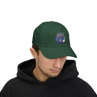 King Gorilla Classic Dad Cap - Trendy Adjustable Hat for Animal Lovers