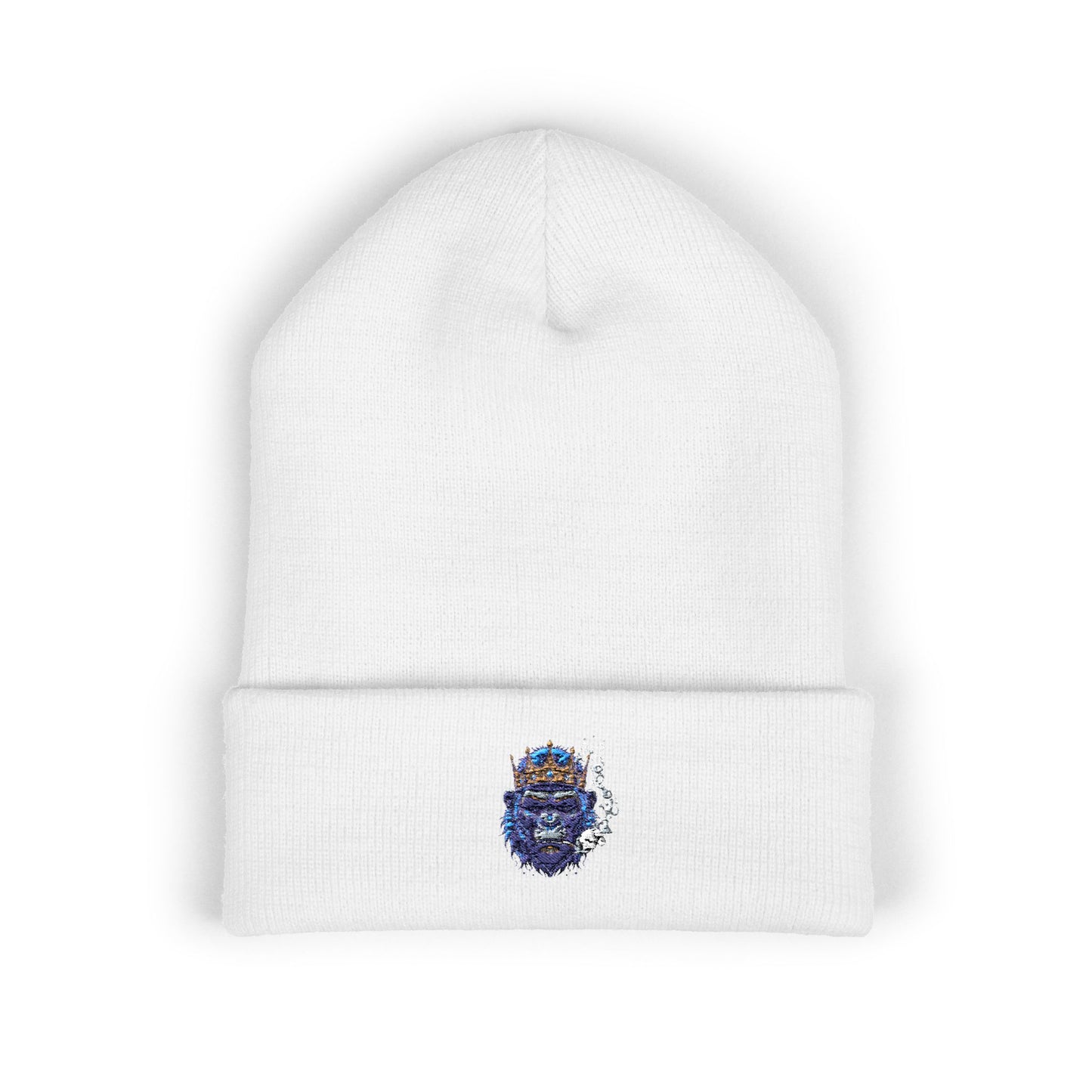 Embroidered Classic Cuffed Beanie - Stylish Winter Hat for All Occasions