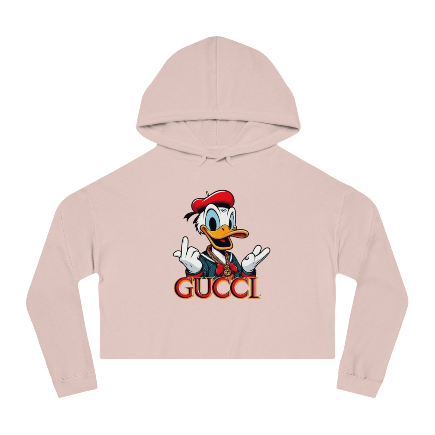 Gucci Donald Duck Cropped Hoodie