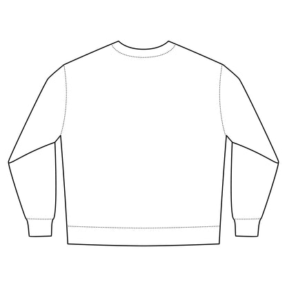 Trendy Urban Crewneck Sweatshirt with Graffiti Duck Design