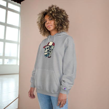 Skull Graphic Champion Hoodie - Hipster Streetwear Sweatshirt