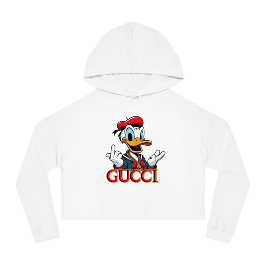 Gucci Donald Duck Cropped Hoodie
