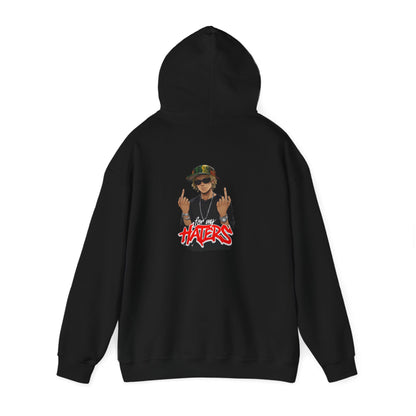 Hustle & Haters Unisex Hoodie - Inspirational Sweatshirt