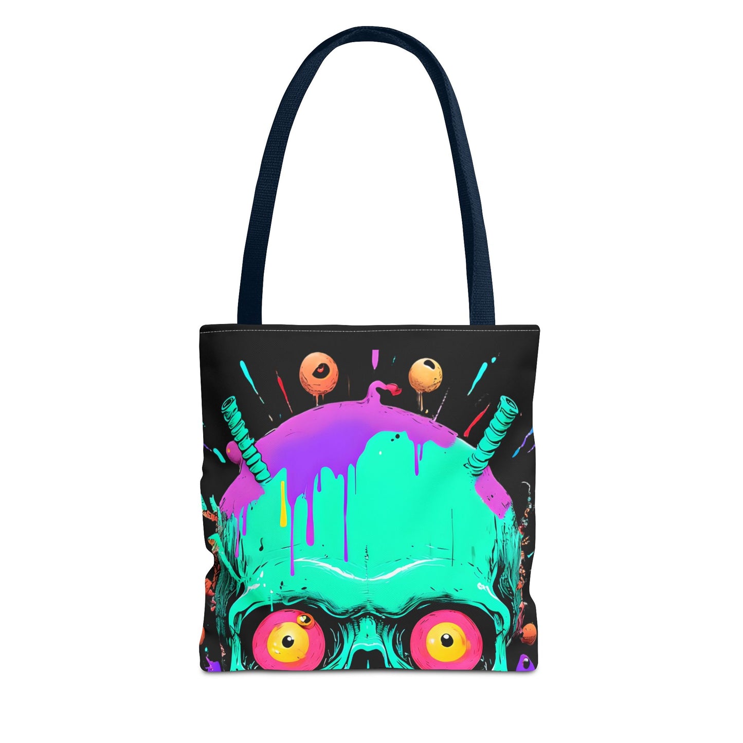 Colorful Monster Tote Bag - Paranormal Enthusiasts Gift