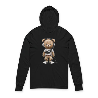 Cool Skull & Stylish Bear Unisex Hooded Tee