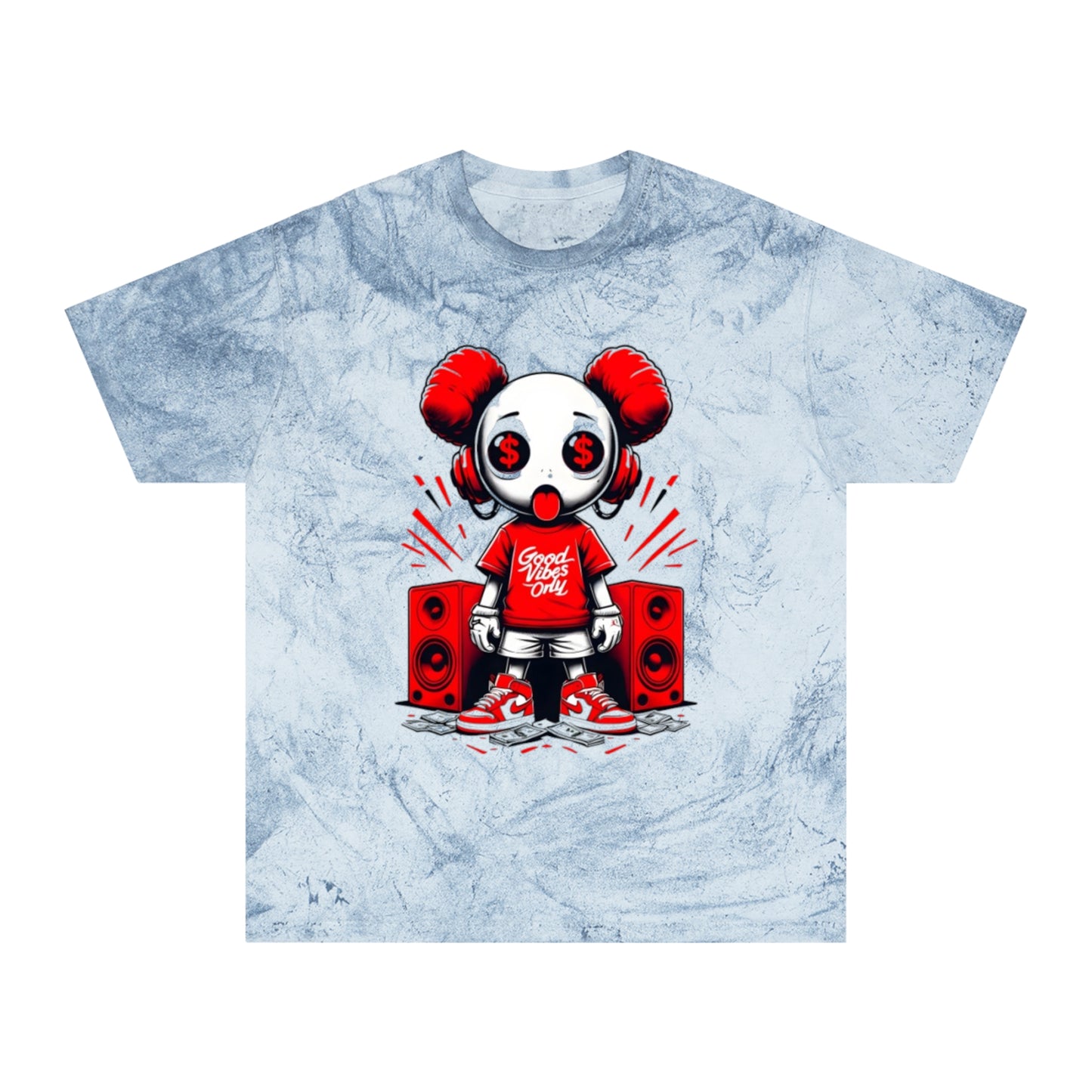 Unisex Color Blast Music T-Shirt - Trendy Graphic Tee for Music Lovers