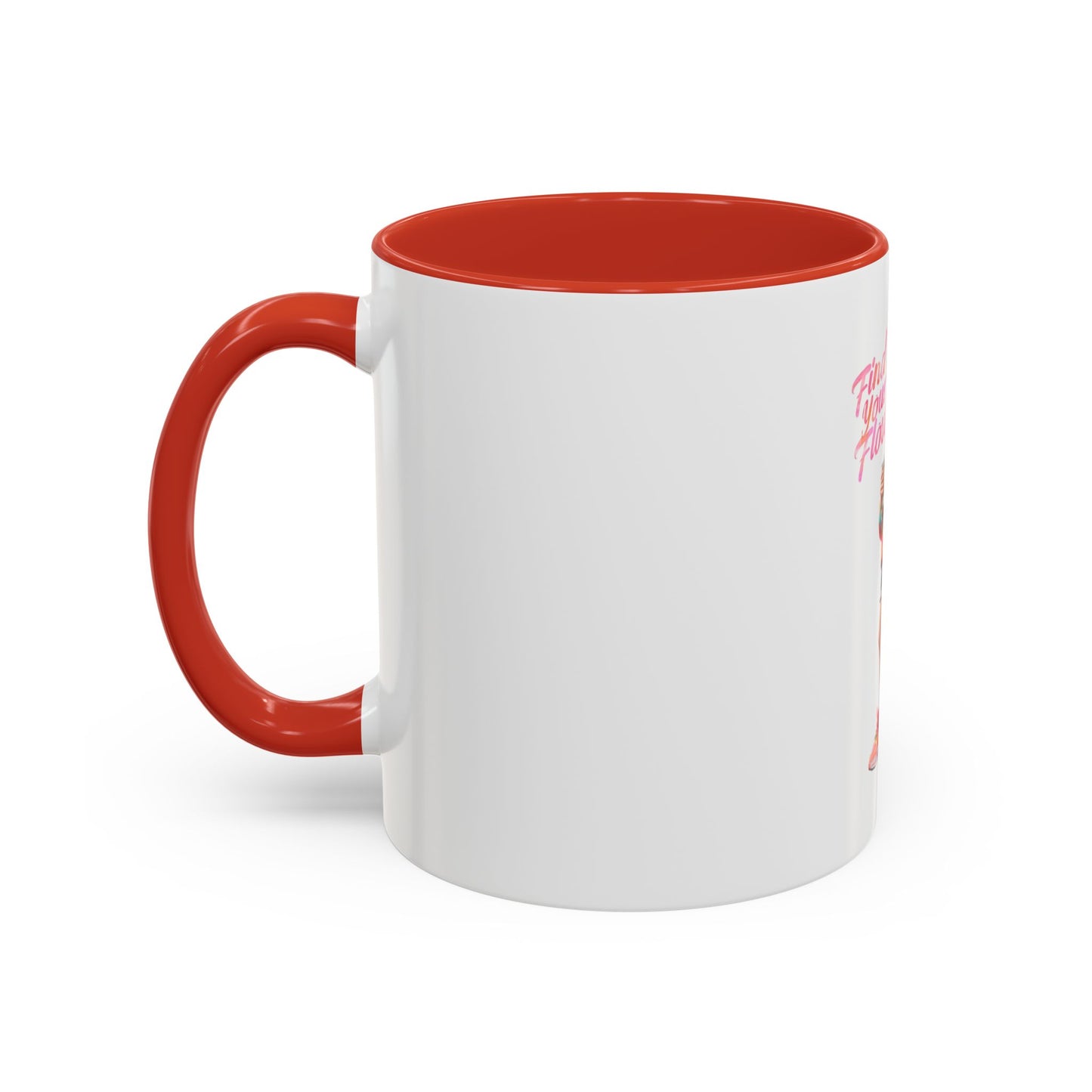 Find Your Flow Accent Coffee Mug - Cool & Stylish Drinkware for Creatives