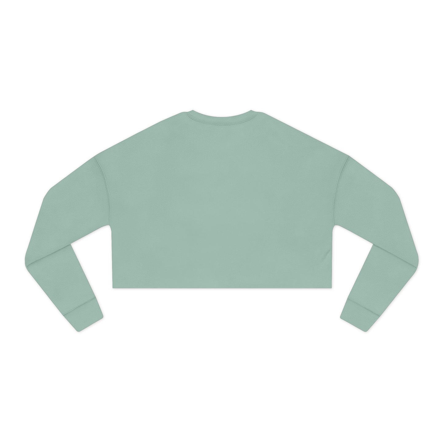 Trendy Women's Cropped Sweatshirt - 'Never Let The Hustle Die'