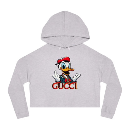 Gucci Donald Duck Cropped Hoodie