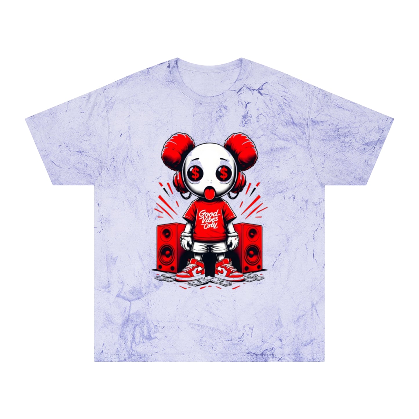 Unisex Color Blast Music T-Shirt - Trendy Graphic Tee for Music Lovers