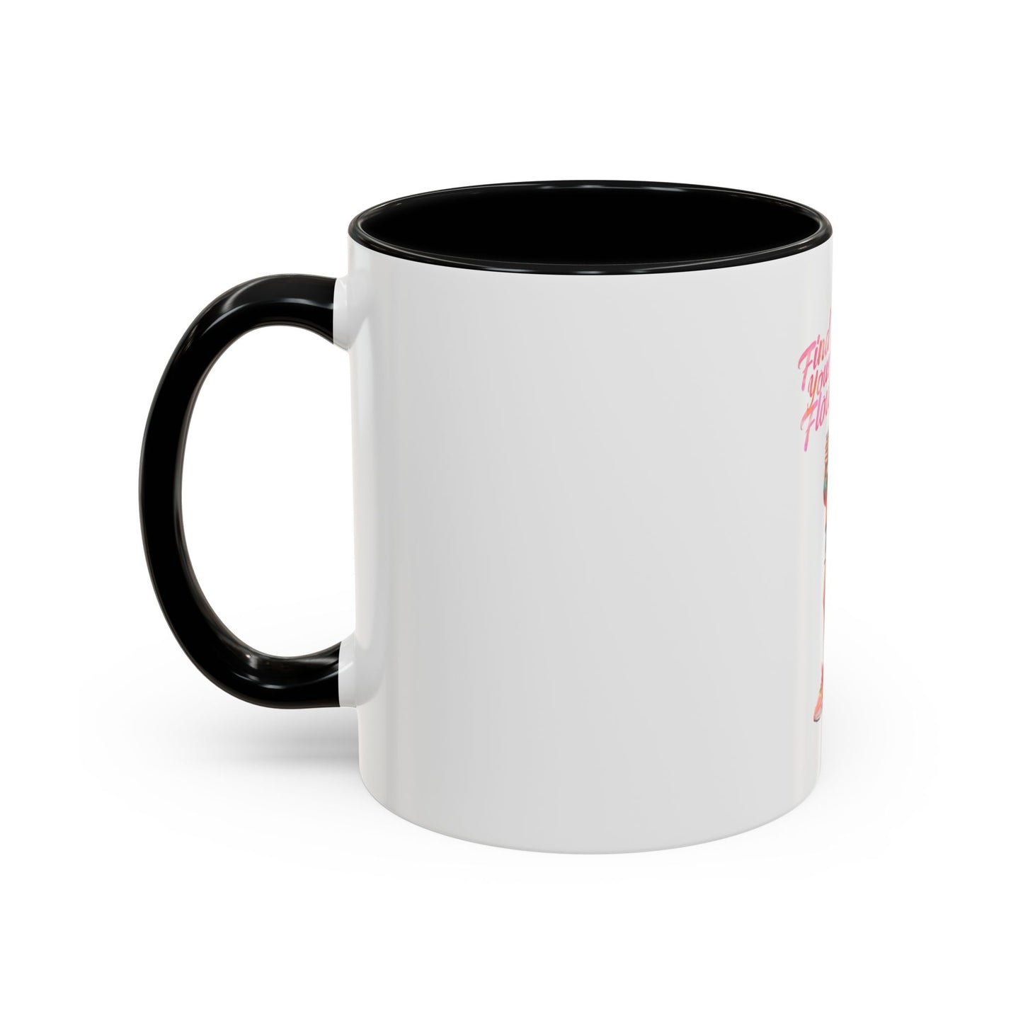 Find Your Flow Accent Coffee Mug - Cool & Stylish Drinkware for Creatives