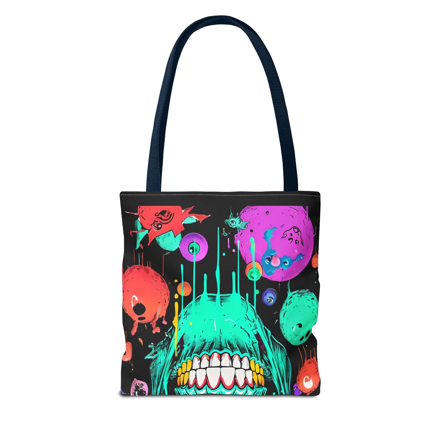 Colorful Monster Tote Bag - Paranormal Enthusiasts Gift