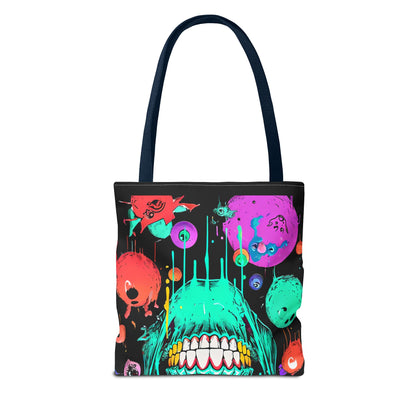 Colorful Monster Tote Bag - Paranormal Enthusiasts Gift