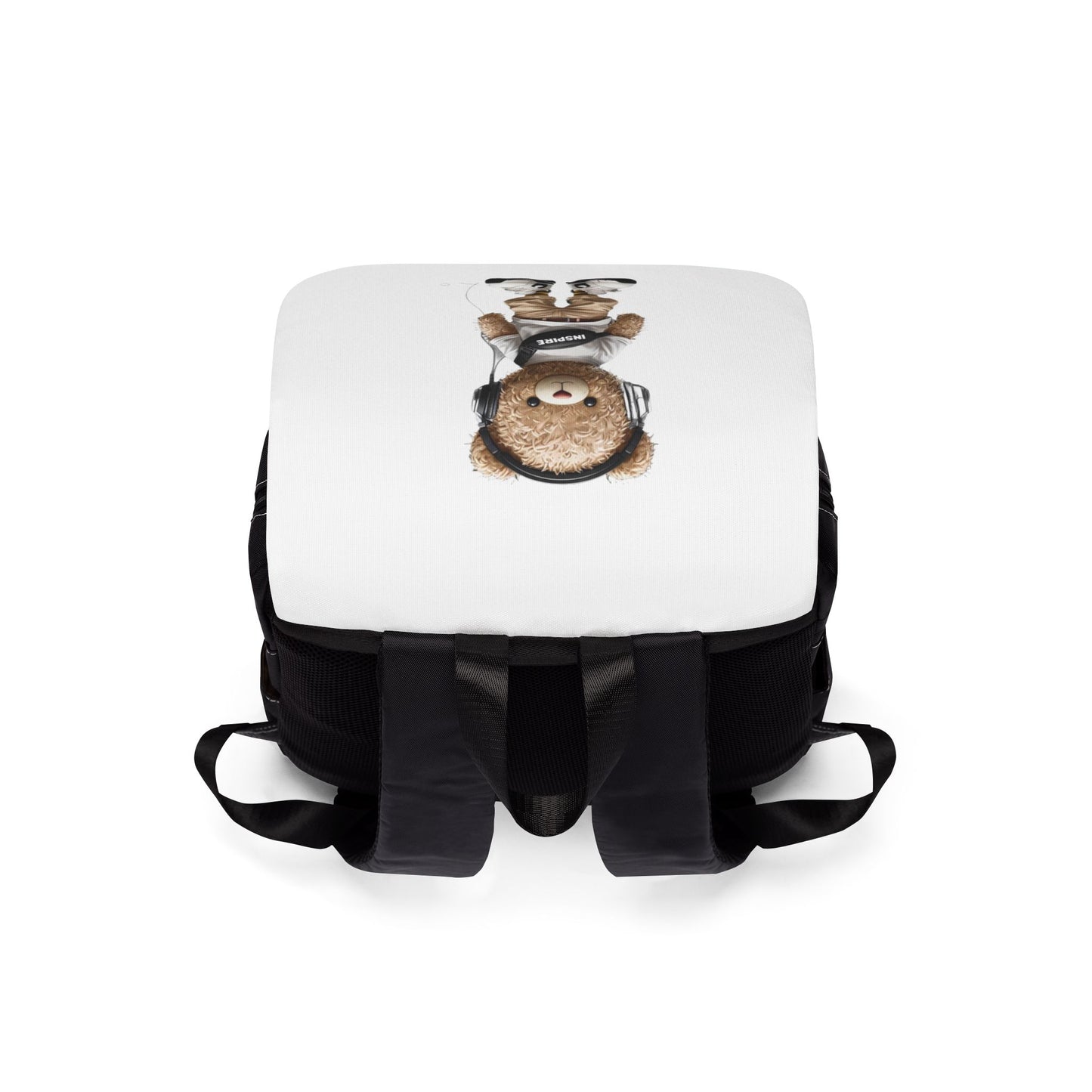 Inspire Teddy Bear Shoulder Backpack - Unisex Casual Daypack