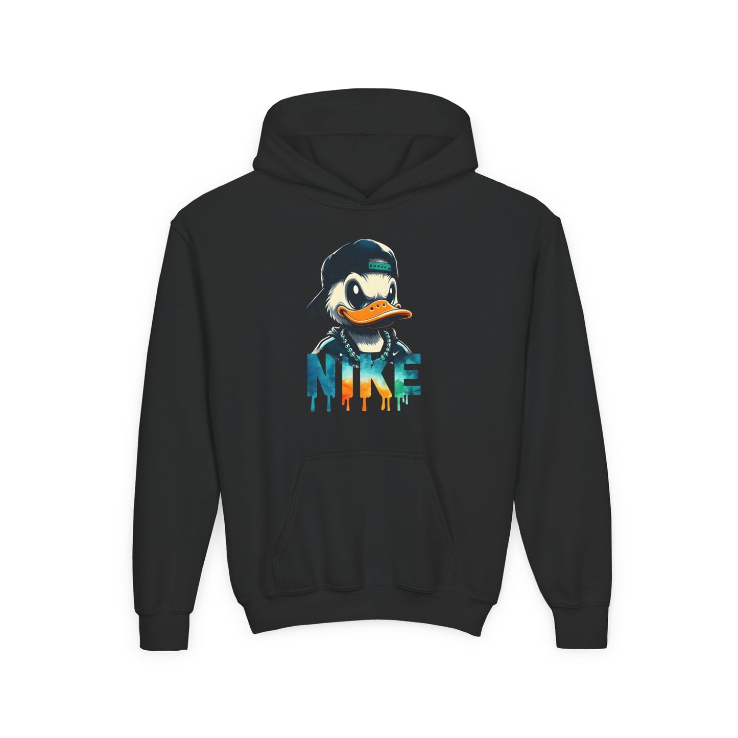 Youth Graphic Hoodie - Cool Duck Design - Perfect for Casual Wear