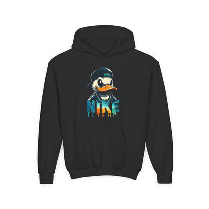 Youth Graphic Hoodie - Cool Duck Design - Perfect for Casual Wear