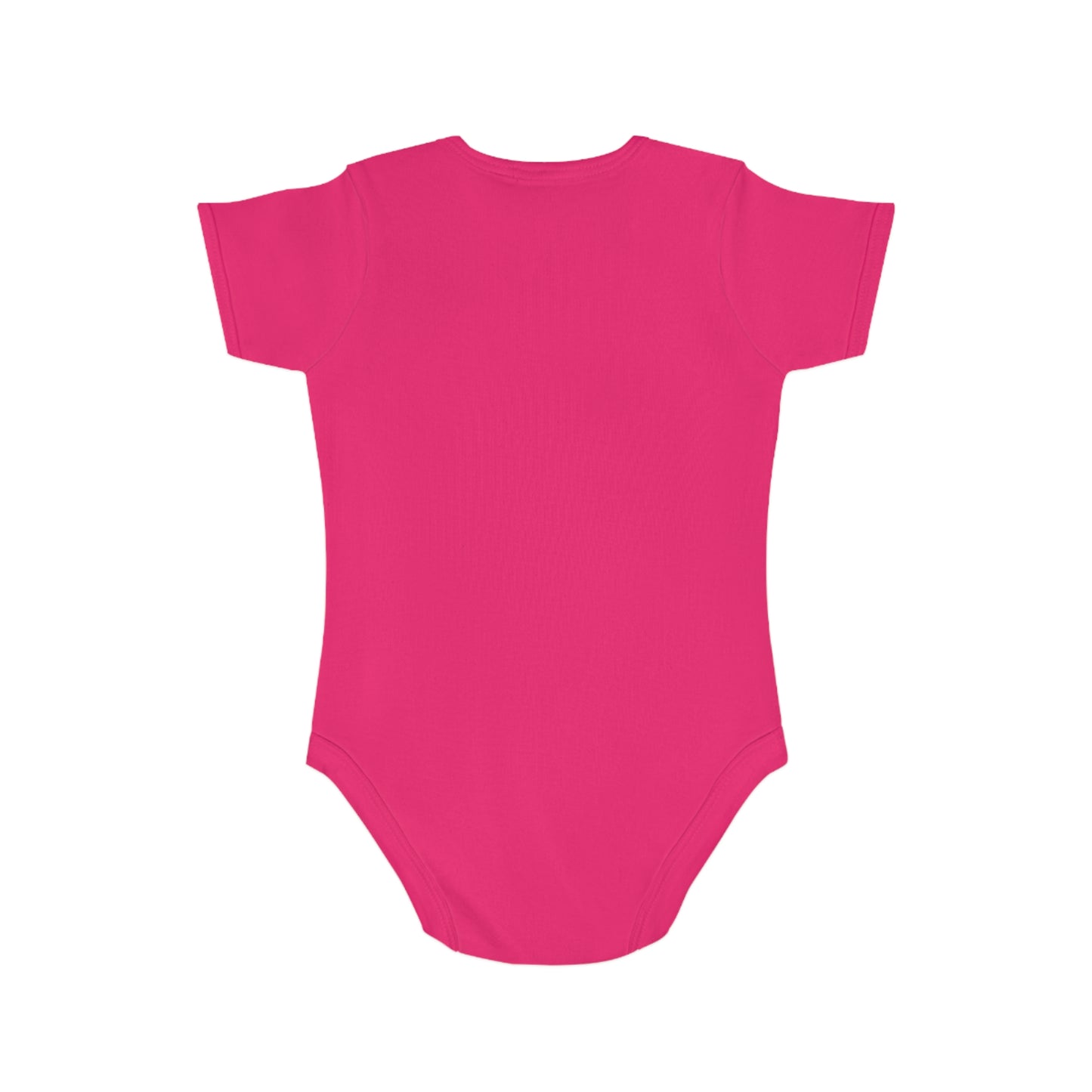Cute Money Kiss Short Sleeve Baby Bodysuit – Trendy Baby Outfit for Fashionable Infants