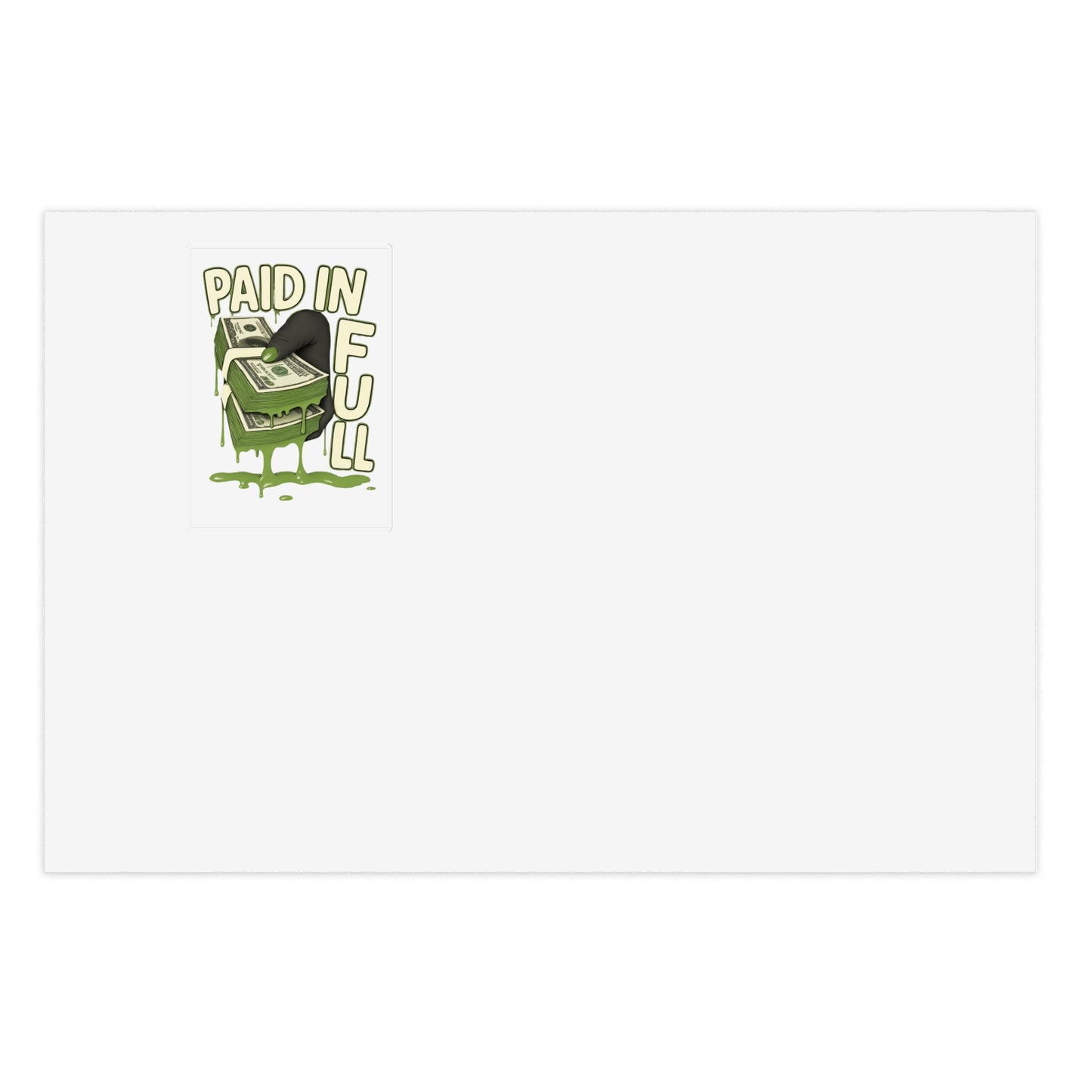 Unique Paid in Full Sticker Sheets for Creative Expression
