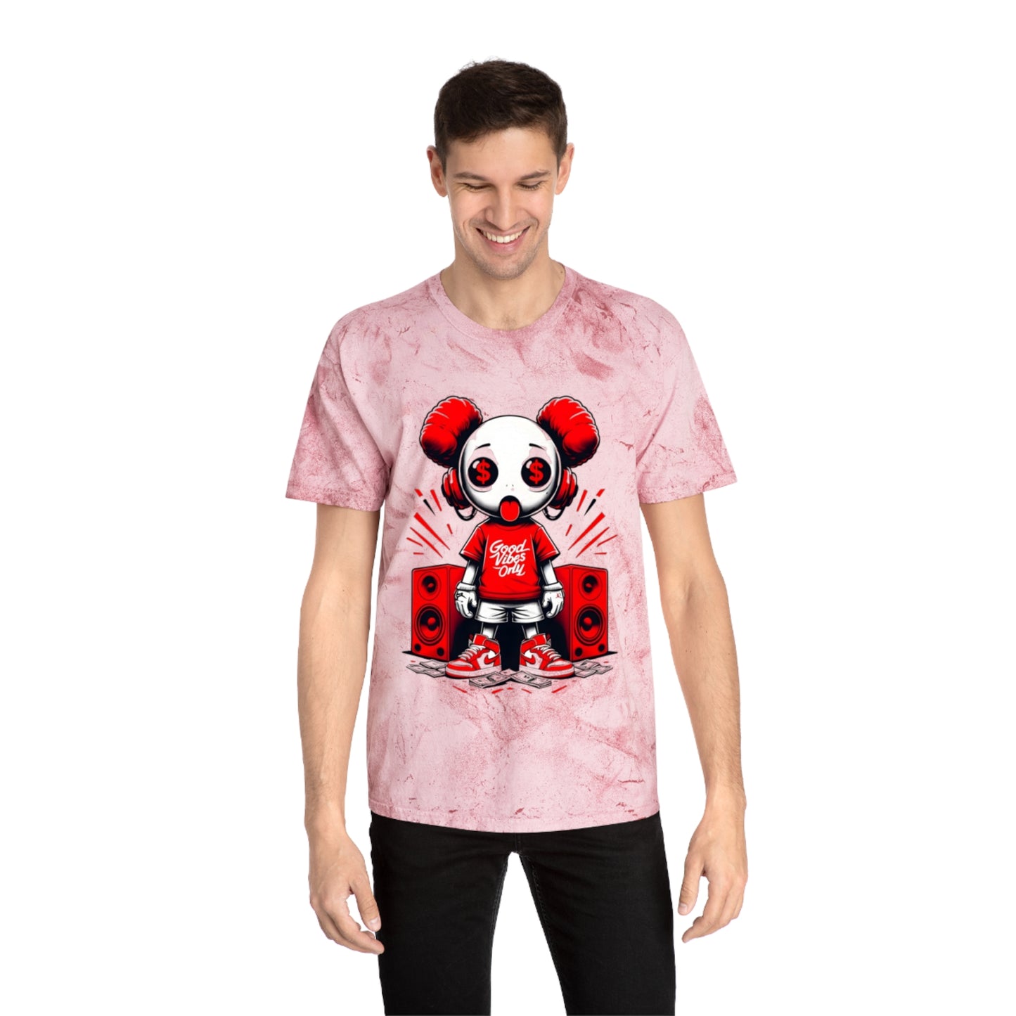 Unisex Color Blast Music T-Shirt - Trendy Graphic Tee for Music Lovers