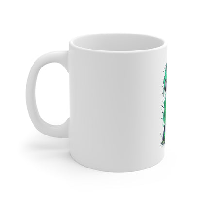 Hustle Vibe 11oz Mug - Cool Graffiti Design for Entrepreneurs & Creatives