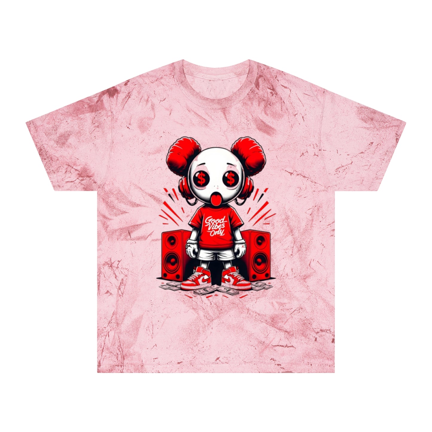 Unisex Color Blast Music T-Shirt - Trendy Graphic Tee for Music Lovers