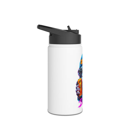Stainless Steel Water Bottle - Stylish Monkey Art Fun Drinkware for Adventure Lovers