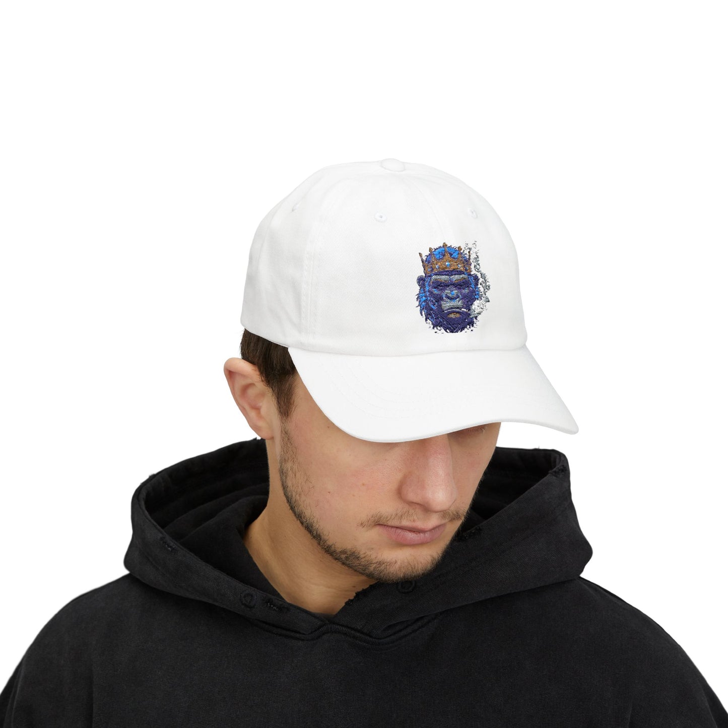 King Gorilla Classic Dad Cap - Trendy Adjustable Hat for Animal Lovers