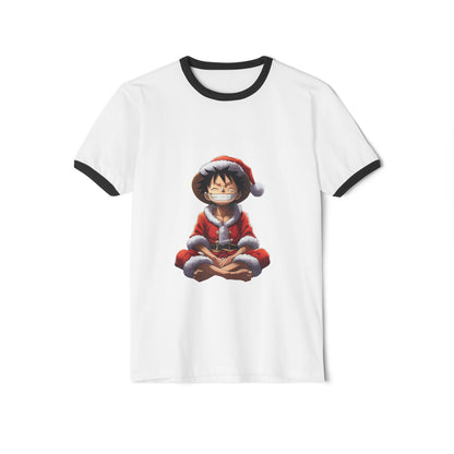 Santa-Inspired Ringer T-Shirt