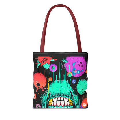 Colorful Monster Tote Bag - Paranormal Enthusiasts Gift