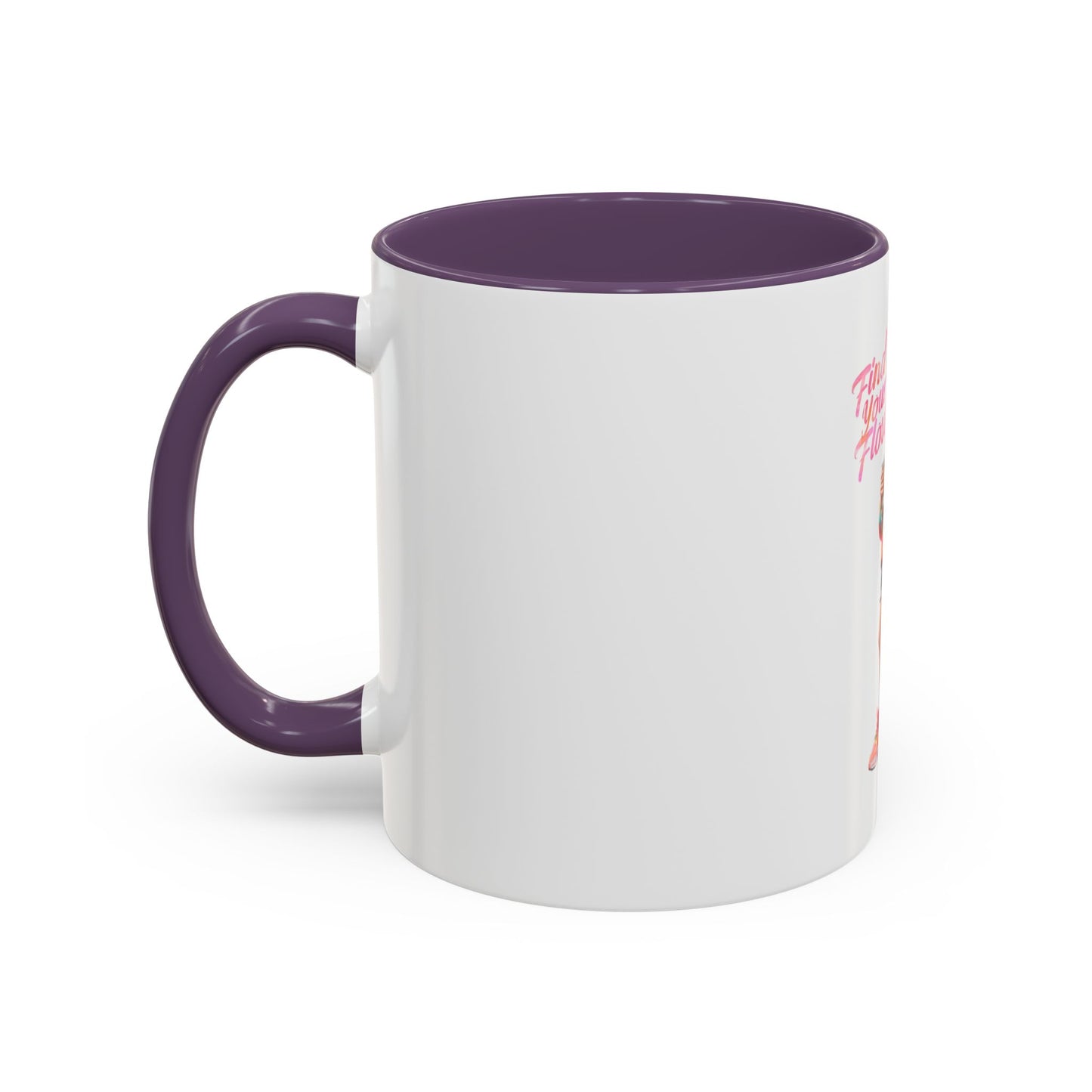 Find Your Flow Accent Coffee Mug - Cool & Stylish Drinkware for Creatives