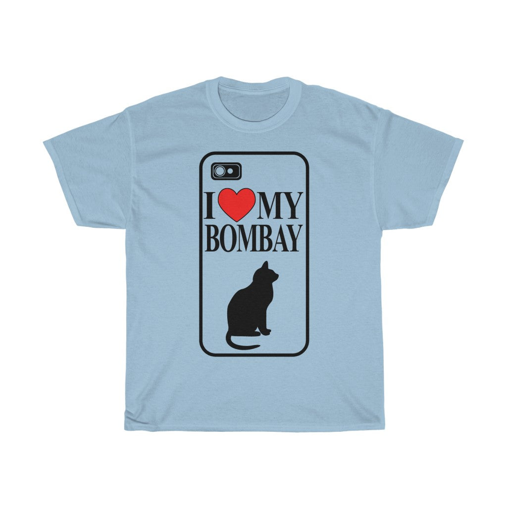 Unisex Cotton Tee I Love My Bombay Cat