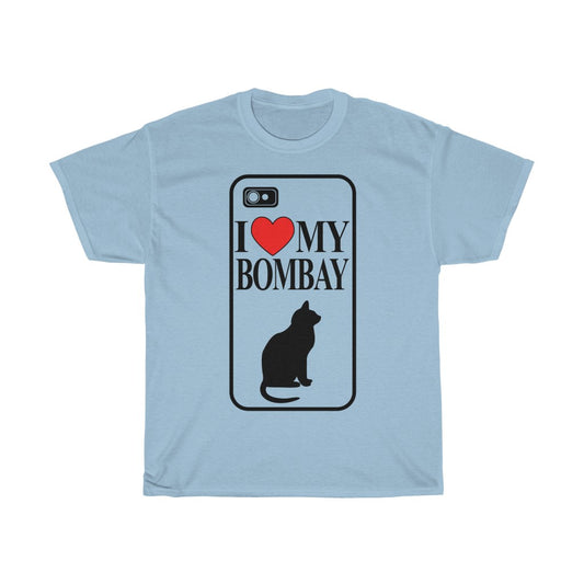 Unisex Cotton Tee I Love My Bombay Cat