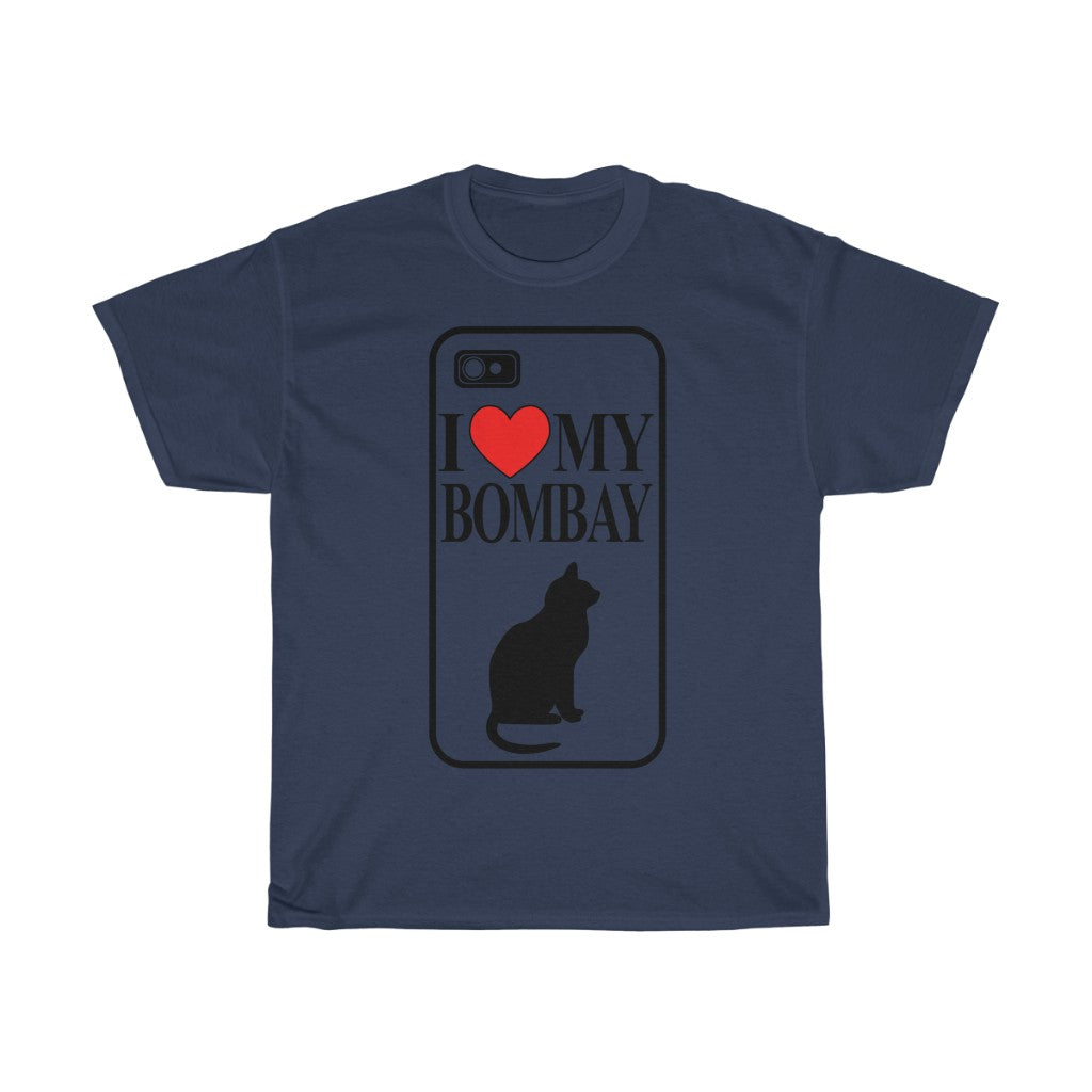 Unisex Cotton Tee I Love My Bombay Cat
