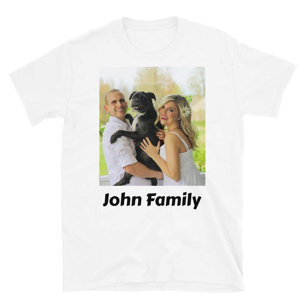 Cutest Unisex T-Shirts printed with text or photo as a gift!