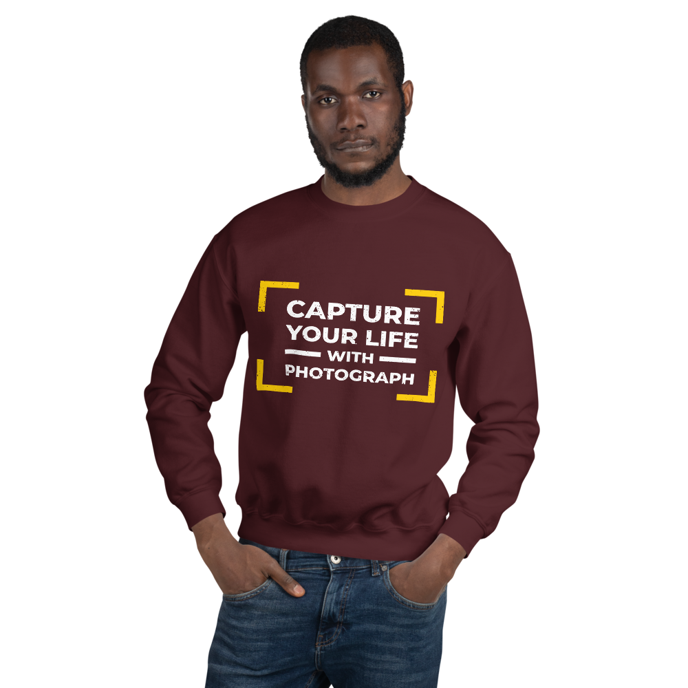 Capture Your Life With Photograph Unisex Sweatshirt