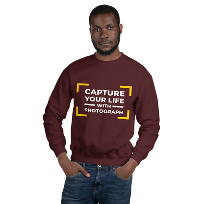 Capture Your Life With Photograph Unisex Sweatshirt
